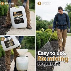Mulch Anchor 5 Gallon Mulch Glue Spray for Landscaping Gravel Binder | Heavy