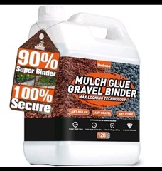 Shabebe Mulch Glue for Landscaping, 1 Gallon Gravel Binder