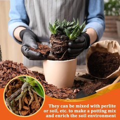 Legigo 10 Quarts Organic Orchid Potting Bark- All Natural Orchid Bark Potting
