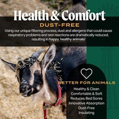 HealthiStraw FarmStraw Coarse Animal Bedding, Compressed Bail, 3 cubic feet
