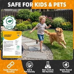 Shabebe Rock Glue 2 Gallon 99 Stronger 3X Coverage Vs Regular Formulas Mulch