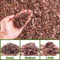 3qt Organic Orchid Potting Bark -Natural Mulch for Potted Plants, 3qt, Small