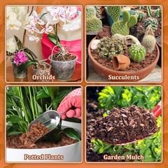 Legigo 10 Quarts Organic Orchid Potting Bark- All Natural Orchid Bark Potting