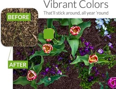 Premium Mulch Color Concentrate – 11,200 Sq. Ft. – Pure Chocolate Brown Mulch…