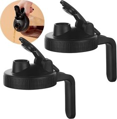 Mason Jar Pour Spout Lid for Wide Mouth Mason Jars,Leak Proof Sealing Lid,2-Pack