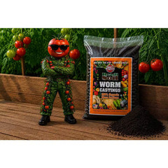 10 Lbs. Organic Worm Castings and Peat Moss – Nutrient Rich, Moisture Retaining