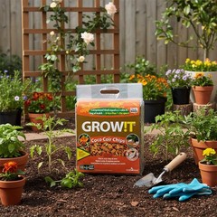 Hydrofarm GROWT JSCC2 – Organic Coco Coir Planting Chips (9 LBs), Block