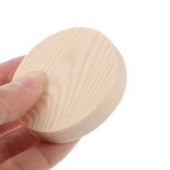 20Pcs Unfinished Pine Wood Rounds for Crafts Durable Home DIY Decorations