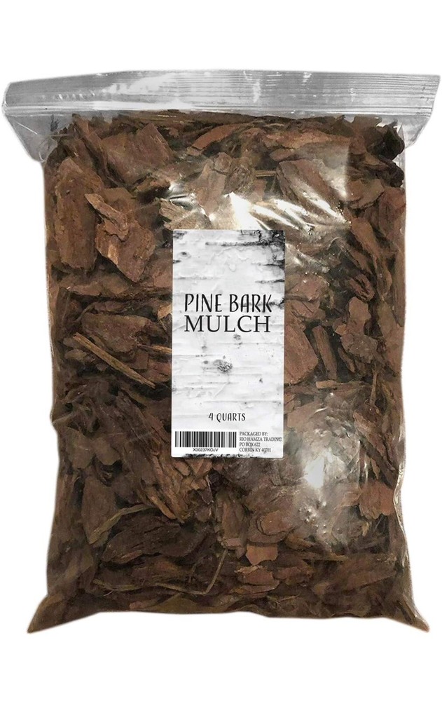 Pine Bark Mulch, 100% Natural Pine Bark Mulch, House Plant Cover Mulch, Potting