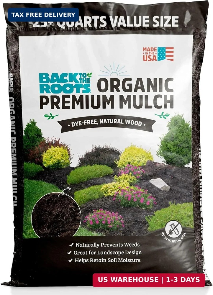 25.7qt (1 Cubic ft) Organic Premium Mulch