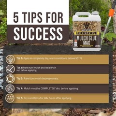 Mulch Glue for Landscaping Rocks Max Concentrate Weed Barrier Pea Gravel Binder