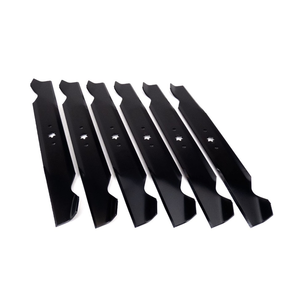 6PK Lawn Mower Blades for Cub Cadet 742-04290, 942-04290, 942-04244, 942-0424…