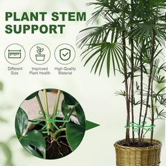 16PCS Plant Stem Support, Plant Stem Holder for Indoor Plants, Climbing green