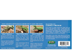 Sphagnum Orchid Grow Moss Organic Natural Premium grade 350 cu.in. FAST SHIP