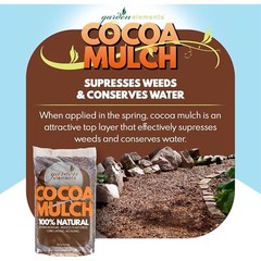 Garden Elements 100% Natural Cocoa Mulch, 2CF