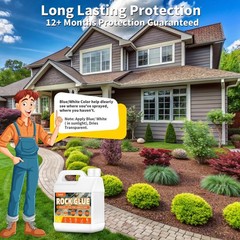 Mulch Glue 32oz Rock Gravel Binder Decomposed Granite Stabilizer Landscaping