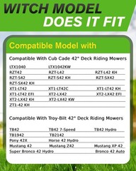 42 inch Deck Lawn Mower Blade, 942-04308-X, 942-04308 Mulching Blades with 6 …