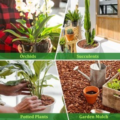 Legigo 2 Quarts Organic Orchid Potting Bark- All Natural Large, 2 Quart