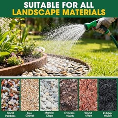 Rock Glue, 128OZ Mulch Glue for Landscaping, No Dilution Needed Fast-Dry
