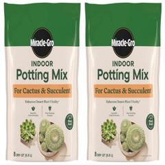 Miracle-Gro Cactus, Palm and Citrus Potting Mix Soil 8 qt. 2-Pack