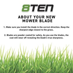 8TEN LawnRAZOR Mower Blade Set for Cub Cadet 942-04053C MTD Troy-Bilt RZT 50 …