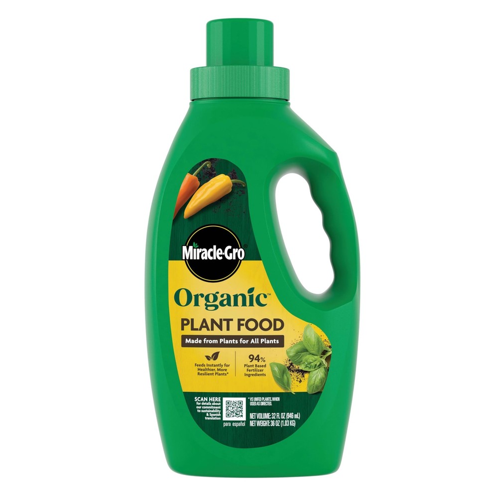 Miracle-Gro Organic Plant Food, 32 fl. oz. 1 Pack