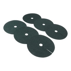 20 Green Non-Woven Tree Mulch For Rings for Garden Beds 15cm 25cm 27cm 32cm Set