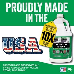 B3C Fuel Solutions Mulch Stay Mulch Glue 14-128-1 128 oz Stone Glue Preservative