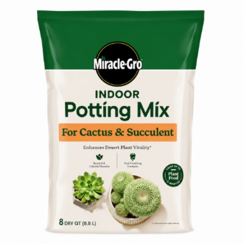 Miracle-Gro Cactus, Palm and Citrus Potting Mix Soil 8 qt. 1-Pack