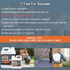 Rock Glue,99% Stronger Bond Gravel Binder for Pea Gravel, Pebble&Stone 1 Gallon