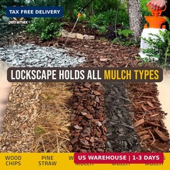 PetraMax Lockscape Mulch Glue for Landscaping Rocks Max Concentrate, Weed Barrie