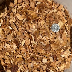 8lbs Natural Pine Shavings Mulch, 24QT Garden Bark No Splinter Livestock Bedding