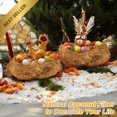 MAQIHAN Organic Coconut Husk Fiber Silk Coco Coir Plants Bird Nesting Decor 85g