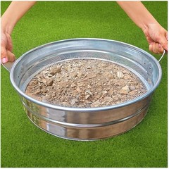 19” Extra Large Soil Sifter with Handles, Compost Sifter for With Handle