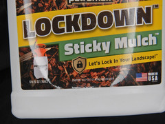 Lockdown Sticky Mulch Glue for Landscaping (1 Gal) Lasts Up to 2 Years Non-Toxic