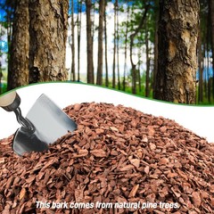 18qt Organic Orchid Potting Bark -Natural Mulch for Potted 18qt, Small