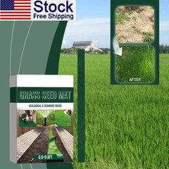 Eco-Friendly Artificial Green Grass Seed Mat Landscaping Blanket Indoor Outdoor