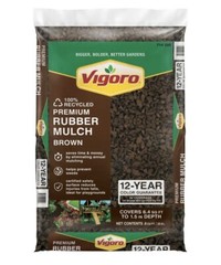 NuScape Red Landscape Playground Drainage Medium Rubber Mulch, 0.8 CU FT