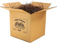 Premium 8 Pounds Pine Straw Mulch for Landscaping Organic Material Made from