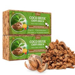 Riare 2 Pack Coco Chips Substrate for Plants- 8 x 4 x 1.8 inches, 2