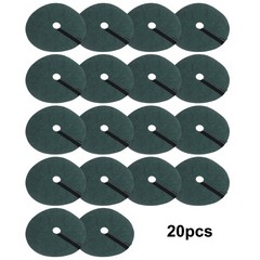 20PCS Green Mulch For Rings for Trees Non-Woven Fabric Garden Grass Control