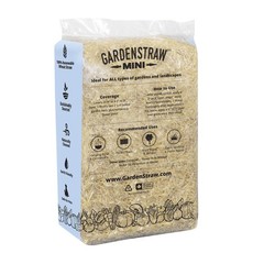 HealthiStraw GardenStraw Mini, All-Natural, Sustainable Garden Straw Mulch, 0.5