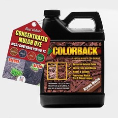 COLORBACK Brown Mulch Dye, 3,200 Square Feet 32 Fl Oz (1 quart),
