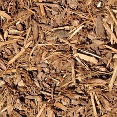 Organic Wood Mulch for Garden & Vegetables | Natural Moisture Control Soil Cover