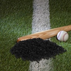 Reusable Rubber Infill Granules for Synthetic Turf Playground and Soccer Fields