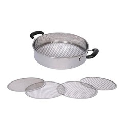 Multi-Purpose Soil Sifter with Handle | Includes 4 Changeable Screens | Ideal