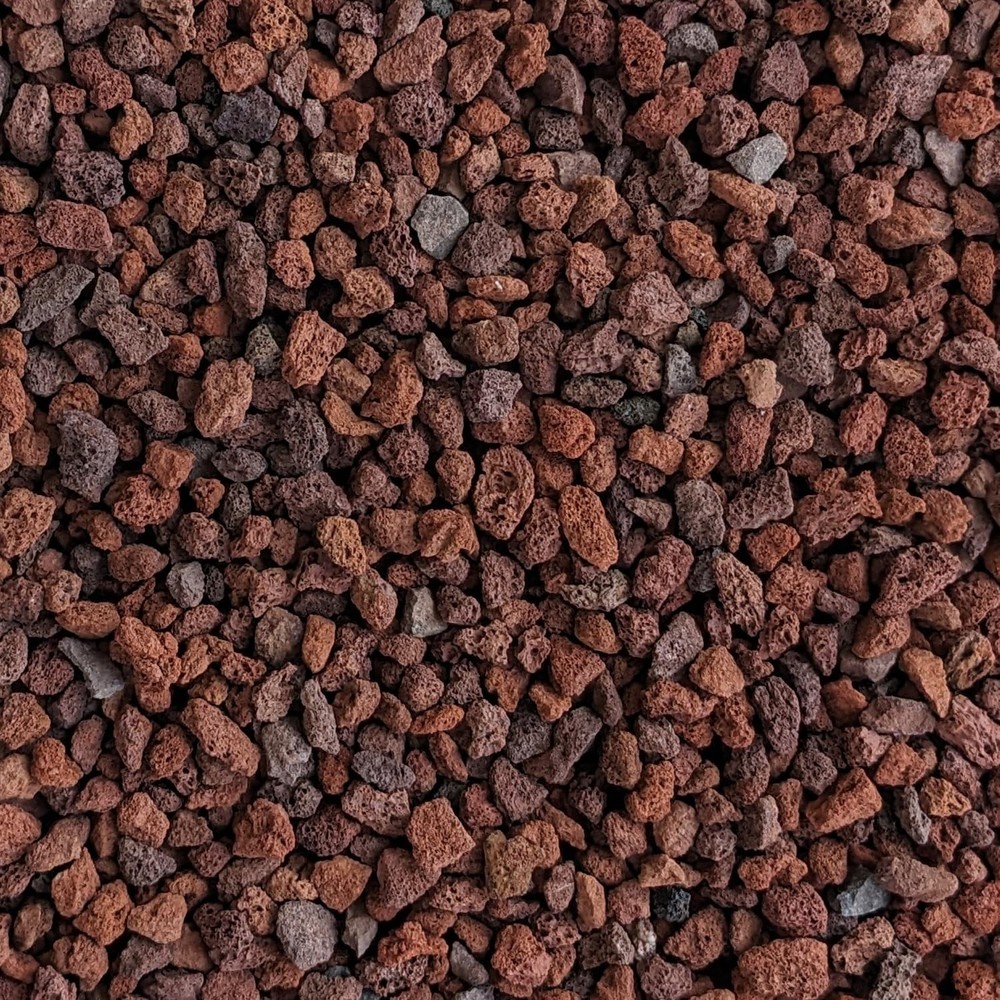 Red Lava Rocks for Plants 1/4″ Size 10-lb Bag Horticultural Volcanic Rock