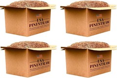 Long Needle Pine Straw Mulch 240 Sqft Coverage 1 Set Premium USA Harvested