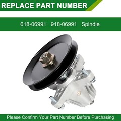 918-06991 618-06991 Spindle Assembly for MTD Troy Bilt Craftsman 42 Inch Mowe…