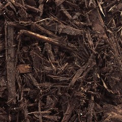 Premium Brown Wood Mulch –Organic Decorative Ground Cover for Garden & Landscape
